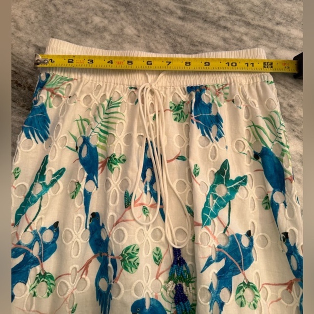 Farm Rio White and Blue Floral Skirt - Picture 5 of 5